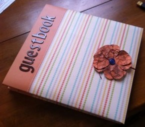 show off your completed DIY projects! :  wedding Guestbook