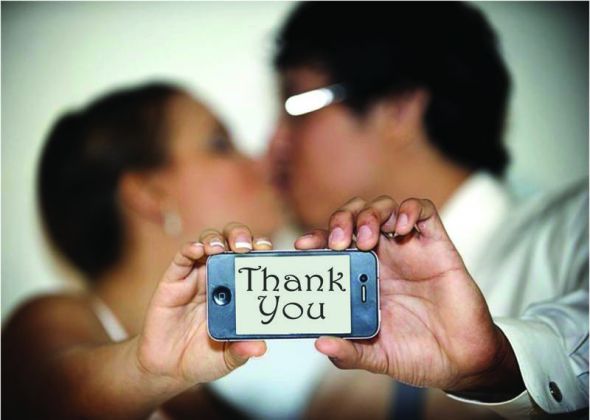 Creative Thank You Card Pic (pro pic included) YAY!!!! :  wedding photography thank you pro pic Iponepic Thank You Copy