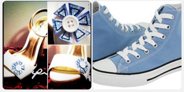 Cant find blue shoes-- Help! :  wedding shoes blue bride Shoes Crinoline Inspiration Board2