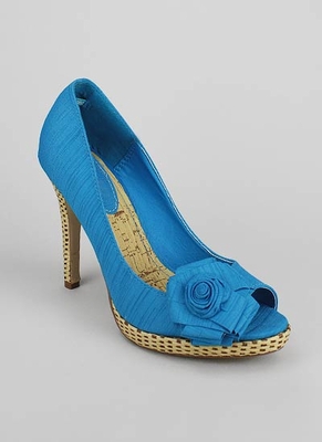 Just ordered my BLUE shoes! =) : wedding shoe wedding day ceremony reception clothing heel blue The Shoe 1