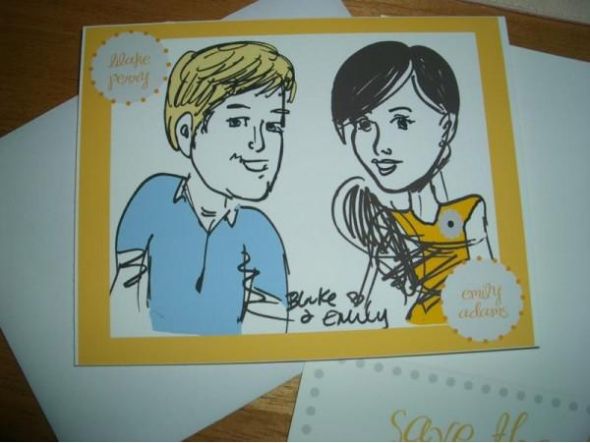 Cartoony Invitations. Opinions? Please? :  wedding BudgetsavybrideSTD