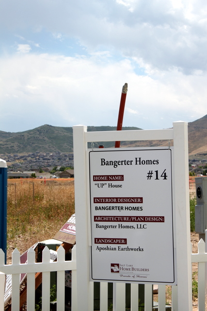 Best. Day. Ever. (I saw the Up house replica!!!) :  wedding up pixar adventure Bangerter Homes