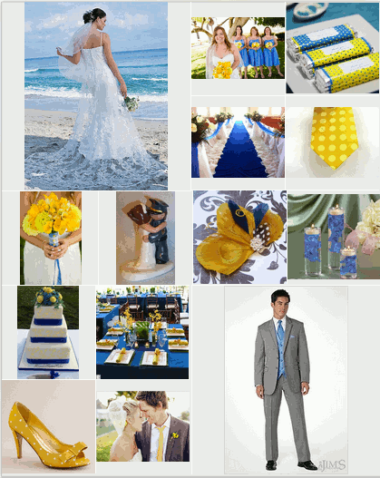 Love Love LOVE Blue and Yellow wedding blue yellow color color scheme 