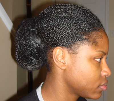 Natural Hair :  wedding natural hair curly Micro Twists 2