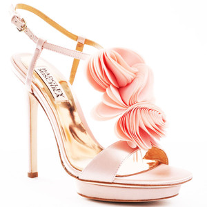 Can I see your *pink* wedding shoes? : wedding shoes pink blush coral peach pumps heels flats preowned must have wedd shoes Img Thing