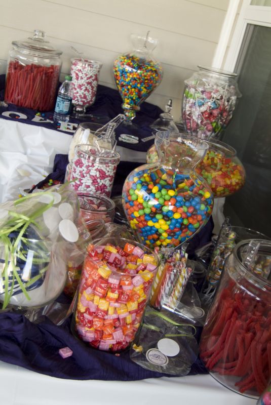 HUGE Candy Buffet ~ $150 Seattle Area Only :  wedding glass apothocary jars candy buffet reception DSCF2994