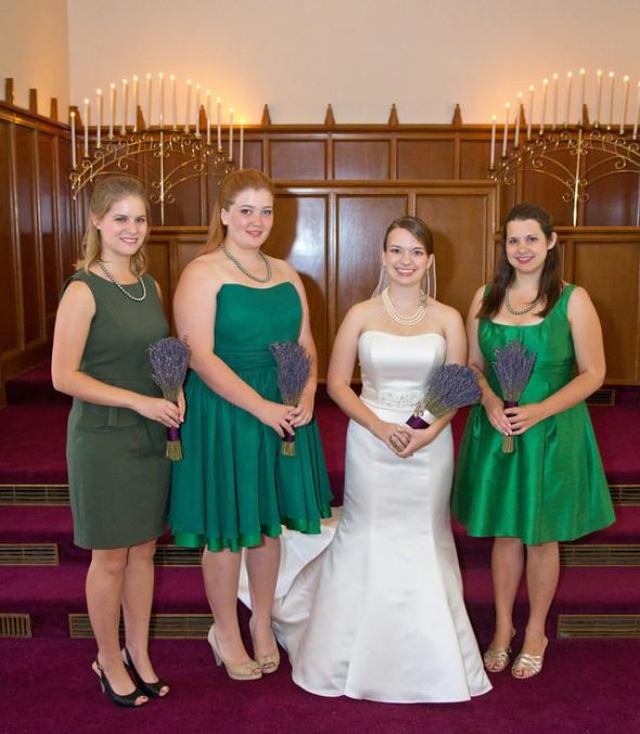 Share Your Bridesmaids Hair Do & Dresses :  wedding bridesmiad hair style look BMs