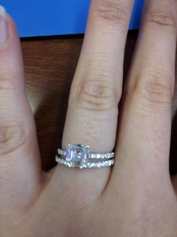 SHOW ME YOUR DIAMOND WEDDING BANDS! :  wedding diamond band carats IMG 20110401 130441