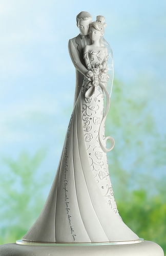 Cake topper- which do you like more? :  wedding Embrace