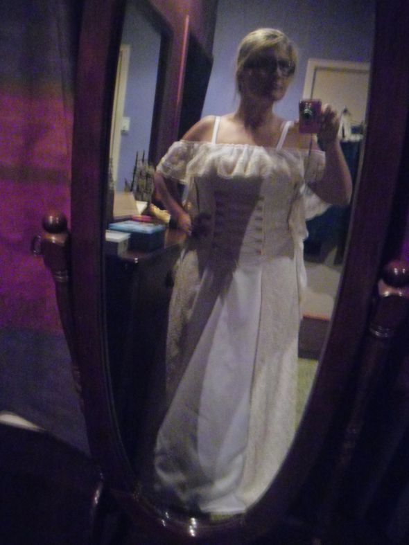 Made My Own Dress. :-) :  wedding dress myo made homemade budget Dress 1