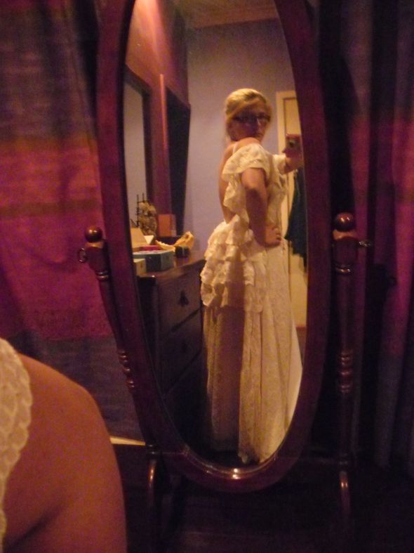 Made My Own Dress. :-) :  wedding dress myo made homemade budget Dress 2