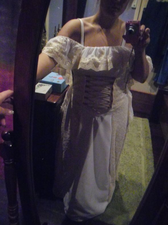 Made My Own Dress. :-) :  wedding dress myo made homemade budget Dress 3