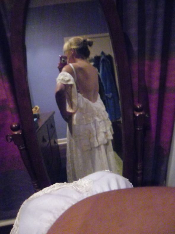Made My Own Dress. :-) :  wedding dress myo made homemade budget Dress 4