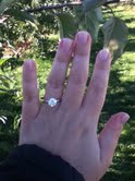 How big is my diamond?? : wedding Ring