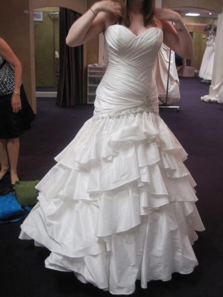 Does Your Gown Have Ruffles or Tiers wedding gowns dresses ruffles tiers 