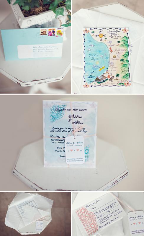 Shop for your perfect Mexico Wedding Invitations at InvitationConsultants