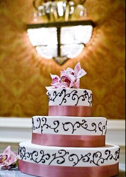 My Scroll & Ribbon Cake