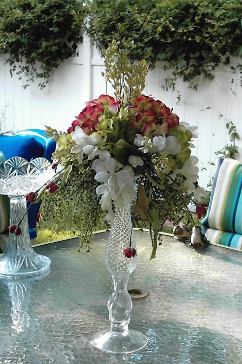 wedding centerpieces flowers silk flowers tall centerpiece wedding flower 