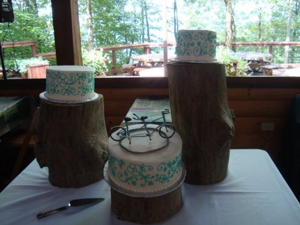 We are now McNewlyweds! :  wedding recap were married 1 not perfect wedding Wedding   Cake