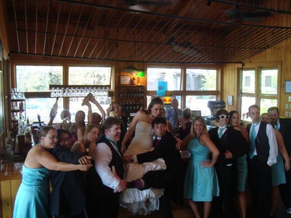 We are now McNewlyweds! :  wedding recap were married 1 not perfect wedding Wedding   Everyone