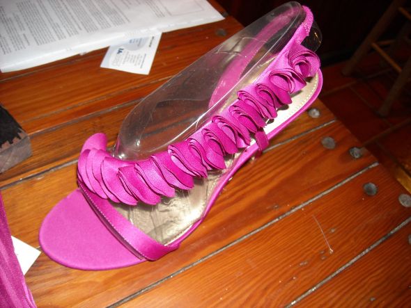 I wanted to show of my shoe :  wedding shoes Wedding Day Shoe