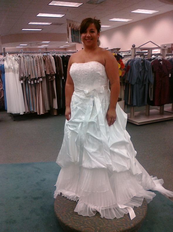 I had second thoughts about my dress. ... so I bought a NEW one. :  wedding CIMG1067