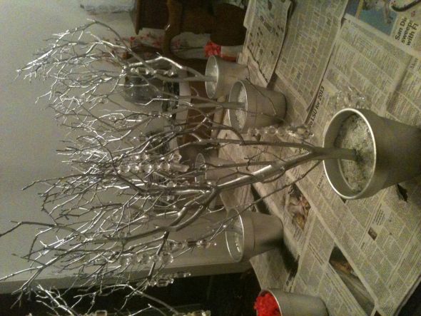 My DIY Manzanita Centerpieces..Advice :  wedding manzanita centerpiece Photo 1