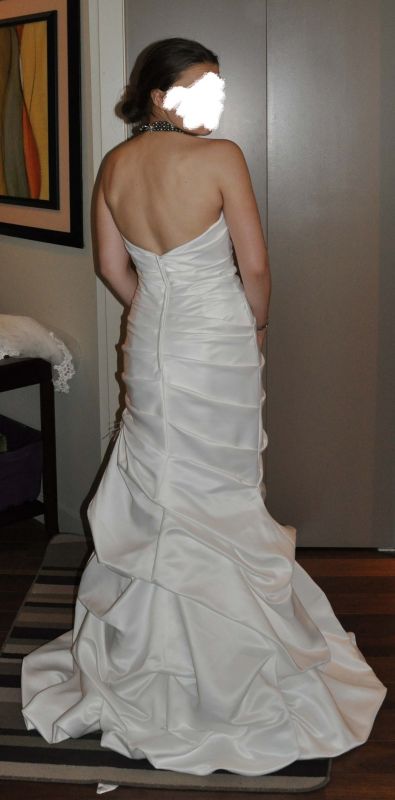 My DRESS is here!!! With pics!!! :  wedding BACK WB