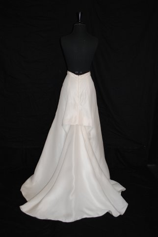 Monique Lhuillier separates skirts---$500 each :  wedding monique lhuillier separates skirts elisha dahlia whisper silk satin gazar ivory dress MoniqueLhuillierDahliaskirtback