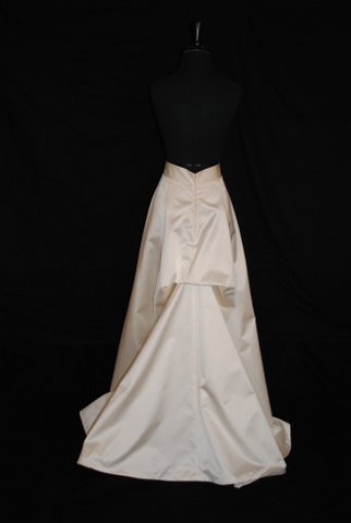 Monique Lhuillier separates skirts---$500 each :  wedding monique lhuillier separates skirts elisha dahlia whisper silk satin gazar ivory dress MoniqueLhuillierElishaSkirtback