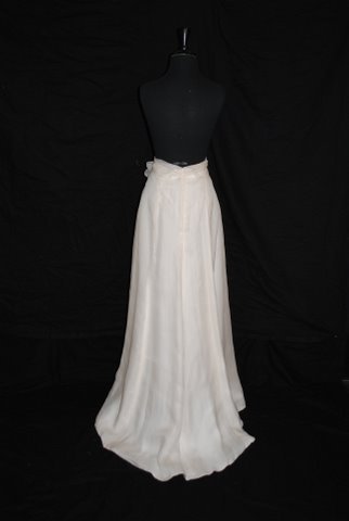 Monique Lhuillier separates skirts---$500 each :  wedding monique lhuillier separates skirts elisha dahlia whisper silk satin gazar ivory dress MoniqueLhuillierWhisperskirtback