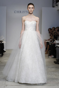 Christos Spring Blossom--like new :  wedding christos bridal sample spring blossom ivory dress Spring Blossom Christos