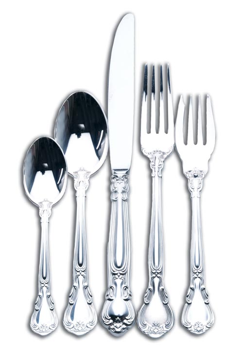 Show us your formal china, flatware, and stemware! : wedding sterling flatware stemware crystal china china pattern registry gifts dinnerware pictures GorhamChantilly