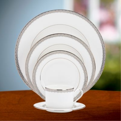Show us your formal china, flatware, and stemware! :  wedding sterling flatware stemware crystal china china pattern registry gifts dinnerware pictures Lacecouture