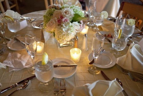 These are the photos from my wedding The tables looked so pretty Ivory