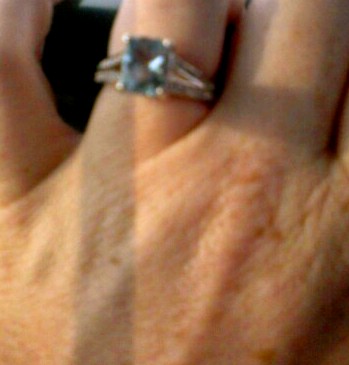 Colored Stone Brides!  Show us your rings! :  wedding colored stones e rings Ring1