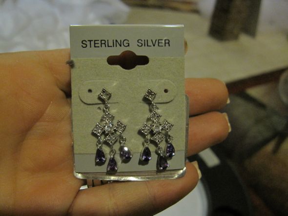 BRAND NEW BLING FLOWER GIRL OR JUNIOR BRIDESMAID JEWELRY - CLEAR AND PURPLE :  wedding flower girl jewelry IMG 2179