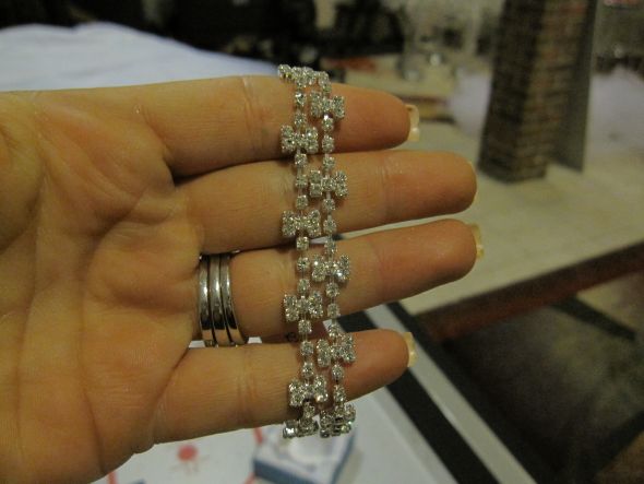 BRAND NEW BLING FLOWER GIRL OR JUNIOR BRIDESMAID JEWELRY - CLEAR AND PURPLE :  wedding flower girl jewelry IMG 2180