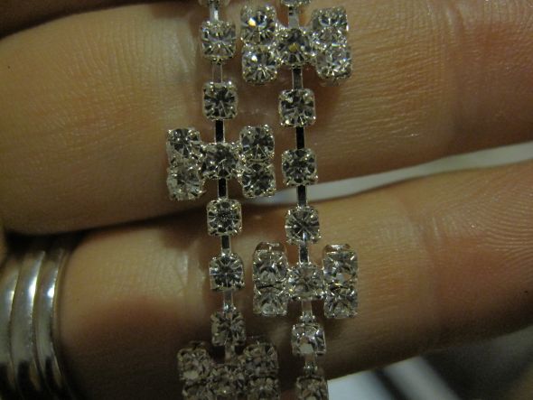 BRAND NEW BLING FLOWER GIRL OR JUNIOR BRIDESMAID JEWELRY - CLEAR AND PURPLE :  wedding flower girl jewelry IMG 2181