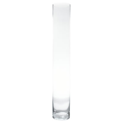 Hello I have 6 31 clear glass cylinder vases for sale
