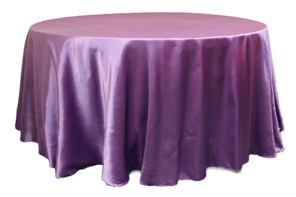 Brand New Satin Victorian Lilac 120 Tablecloths wedding victorian lilac