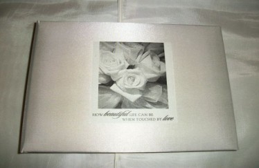 Black and White Guest Book :  wedding white ceremony 018