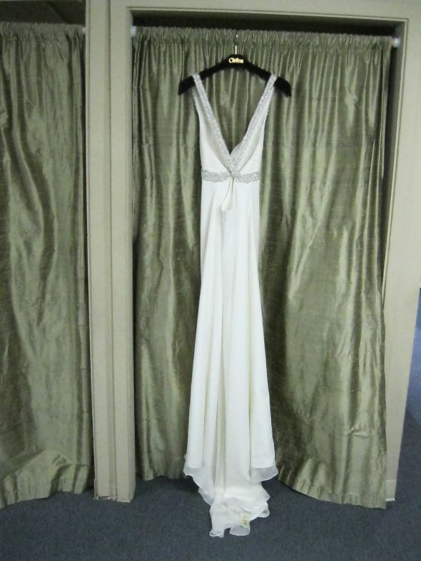 NEED!! Vintage Hollywood GLAM style Dress SOON!! :  wedding 20s 30s vintage satin hollywood art deco ivory off white IMG 0048