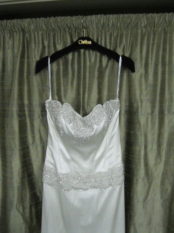 NEED!! Vintage Hollywood GLAM style Dress SOON!! :  wedding 20s 30s vintage satin hollywood art deco ivory off white WC21601