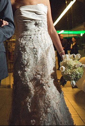 Allure C143 - Size 4-6: $600 or best offer :  wedding dress allure bridals allure c143 ivory silver Actual Dress2