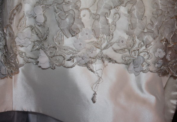 Allure C143 - Size 4-6: $600 or best offer :  wedding dress allure bridals allure c143 ivory silver Tear