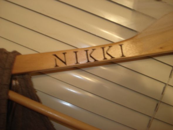 Reminder - buy a pretty hanger for your dress :  wedding Hanger6