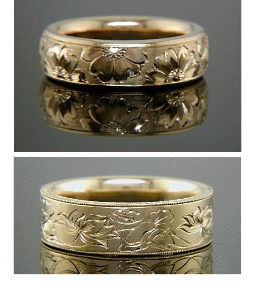 Thick wedding bands > 3mm? Photos please :  wedding wide wedding band thick wedding band Engraved Rings