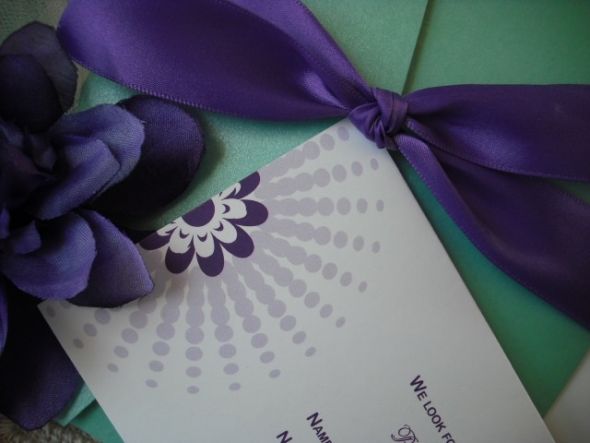 wedding Blue Purple