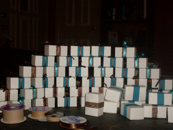 Semi DIY favor boxes